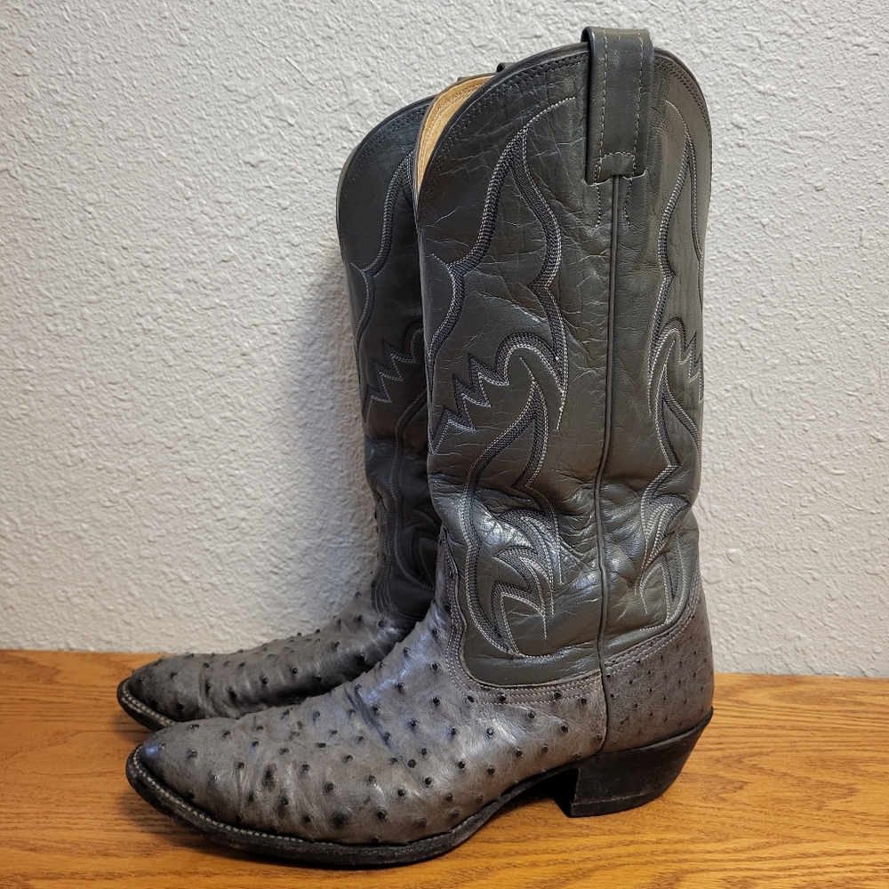 Nocona Boot Gray Cowboy Boots Size 9½D